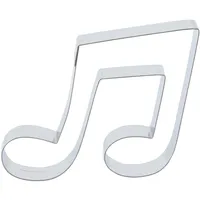 Cuttersweet 1 Ausstecher Musiknote | Achtelnote | aus Edelstahl