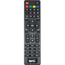 Telestar Fernbedienung für IMPERIAL T2 IR und IMPERIAL T2 IR Plus - Schwarz