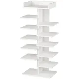 Vicco Schuhschrank Stepy 45 x 114 cm mit 10 Fächern / weiß