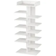 Vicco Schuhschrank Stepy 45 x 114 cm mit 10 Fächern / weiß