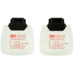 3M Secure Click D3135, P3 R Partikelfilter gegen feste und flüssige Partikel