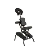 BC-ELEC - BC001-BLACK Schwarzer faltbarer und tragbarer Massagestuhl und Tattoo + Tragetasche