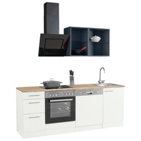 OPTIFIT Küchenzeile »Mini«, ohne E-Geräte, Breite 210 cm, weiß