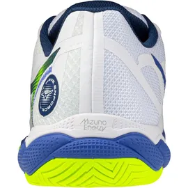 Mizuno Wave Enforce Court AC Tennisschuhe 20 - white/dazzling blue/lightning yellow 47