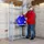 simonclick Schwerlastregal Stahl 1000x1000x300 mm grau