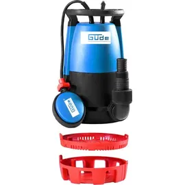 Güde Kombitauchpumpe GS 751 3in1 (750 W, 15900 l/h, max. Förderhöhe/Eintauchtiefe 8,5 m/7 m, Laufrad aus Noryl, 10 m Anschlusskabel, Korngrößen 1/3/30 mm, einstellbarer Schwimmerschalter)