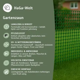Haga Geflügelzaun 1,2 m Schwarz