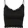 Only Spitzentop ONLVICKY LACE SEAMLESS CROPPED TOP Schwarz S