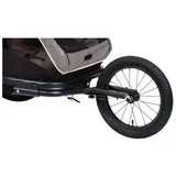 XLC Duo S Kinderanhänger schwarz