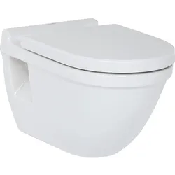 WC-Combi-Pack Starck 3 (Ausführung: Combi-Pack Duravit Starck 3 Wandtiefspül-WC mit Softclose WC-Sitz weiß)