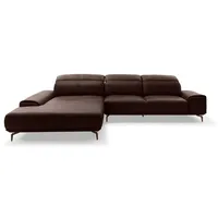 Musterring Ecksofa MR 2490 Leder Braun Mocca 207 x 342 cm