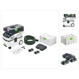 Festool CTLC MIDI Akku Absaugmobil 36 V ( 2x 18 V ) Staubkl. L + 2x Akku 4,0 Ah + Ladegerät + Systainer