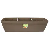GarPet Blumenkasten 60 x 20 x 20 cm Taupe