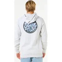 Rip Curl Wettie Passage Icon Reißverschlusspullover - Grey Heather