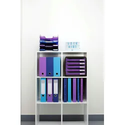 Exacompta 53627E 10x Ordner aus Karton, Prem' Touch, Rücken 70mm - Iderama - Hellblau