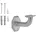 SO-Tech SO-TECH Handlauf Höhe 67 mm Ausladung 67 mm Set 3 St für Handläufe mit Ø 45 mm Treppengeländer Halter grau silberfarben