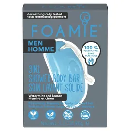 Foamie Seas The Day 3in1 Shower Body Bar für Herren 90 g