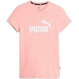 Puma Damen Kurzarm-T-Shirt Puma Ess Logo Hellrosa - S