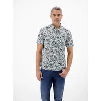 Lerros Kurzarmhemd Floral Broken White L
