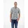 Lerros Kurzarmhemd Floral Broken White L