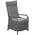 CASANOVA VIVERA Gartenstuhl 59,5 x 67 x 110 cm grau