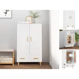 vidaXL Highboard Weiß 70x31x115 cm Holzwerkstoff