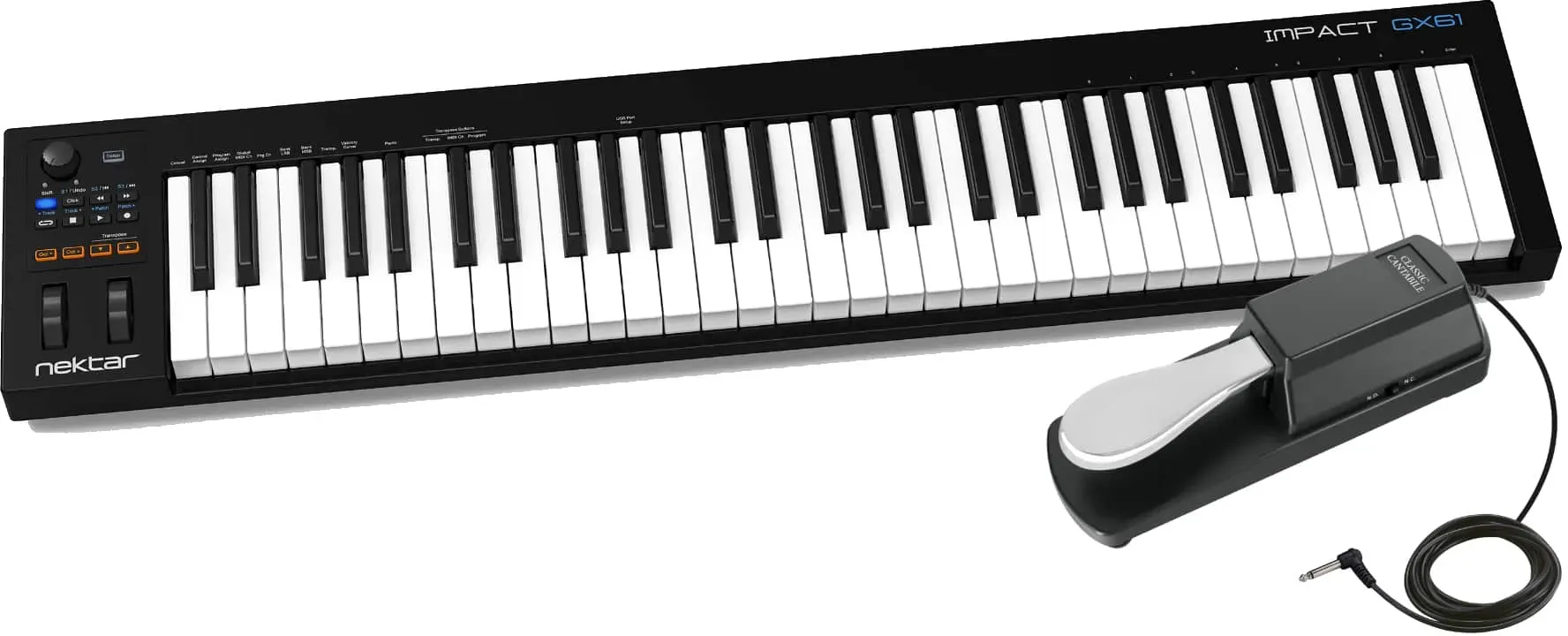 Nektar Impact GX61 USB MIDI Keyboard Controller Set