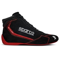 Sparco Slalom 2022 Stiefel, Größe, Schwarz/Rot Bootsschuh, Standard, 41