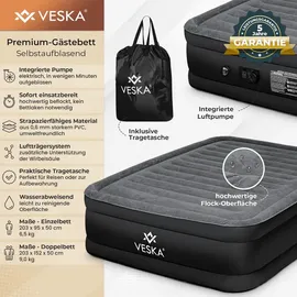 veska Luftbett - Selbstaufblasend - Single - grau/anthrazit