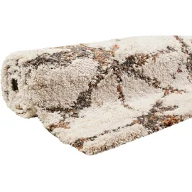 Esprit Hochflor-Teppich ESPRIT "Ronja ESP-80335", weiß (weiß,creme), B:160cm H:30mm L:225cm, Polyester, Teppiche, Shaggy, Langflor, Weich, Wohnzimmer, Schlafzimmer