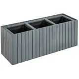 prestige home living outdoor Pflanzkübel 84 x 30 x 35 cm Anthrazit
