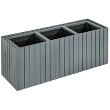 prestige home living outdoor Pflanzkübel 84 x 30 x 35 cm Anthrazit