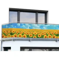 Maximex Balkonverkleidung 5 m 85 cm mehrfarbig Kunststoff