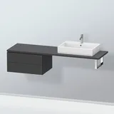Duravit Unterschrank L-Cube 72x54,7cm, graph matt, f Kons, 2 Schub.