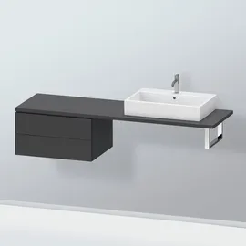 Duravit Unterschrank L-Cube 72x54,7cm, graph matt, f Kons, 2 Schub.
