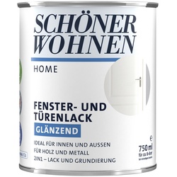 SCHÖNER WOHNEN FARBE Tür- und Fensterlack, weiß , glänzend - weiss