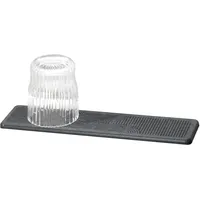 Wenko Abtropfmatte Damon 30 x 0,9 x 8 cm Grau