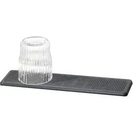 Wenko Abtropfmatte Damon 30 x 0,9 x 8 cm Grau