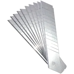S•K•S Abbrechklingen Metall 18mm, 15 Segmente / 14 Abbruchstellen, Pack=10Stück