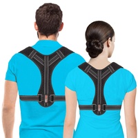 Haltungskorrektur für Männer und Frauen, obere Rückenbandage für Schlüsselbeinstütze, verstellbarer Rückenstütze und Schmerzlinderung von Nacken, Rücken und Schulter, (universell) (normal)