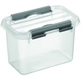 0,8 Liter, mit Deckel, transparent