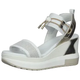Nero Giardini Sandalen in Weiß/Gold | Gr.: 41