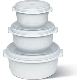 Emsa Micro Family Frischhaltedose weiß 0,5 l 3-teilig