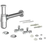 W. Kirchhoff Flaschensiphon-Set Chrom 1 1/4 Zoll