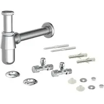 W. Kirchhoff Flaschensiphon-Set Chrom 1 1/4 Zoll