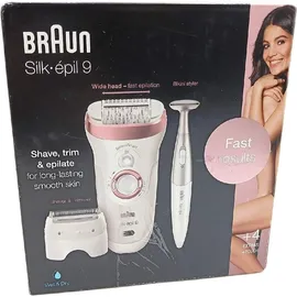 Braun Silk-épil 9 SkinSpa SensoSmart 9/890 weiß/rosegold