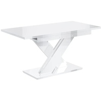 ALTDECOR Esstisch ausziehbar, ideal als Küchentisch, Esszimmertisch oder Wohnzimmertisch, solide Konstruktion aus Möbelplatte - RONX - 140-180x80...