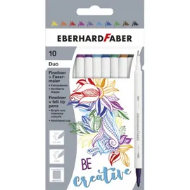 Eberhard Faber Duo Fineliner 10 St. farbsortiert