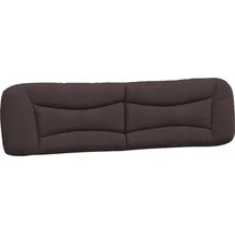 vidaXL Kopfteil-Kissen "Hvar" Dunkelbraun 200 cm Stoff