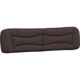 vidaXL Kopfteil-Kissen "Hvar" Dunkelbraun 200 cm Stoff